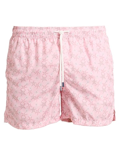 FEDELI Swim shorts Pink 100% Recycled polyester