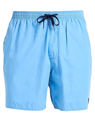 DC SHOES Swim shorts Light blue 65% Polyester, 35% Cotton