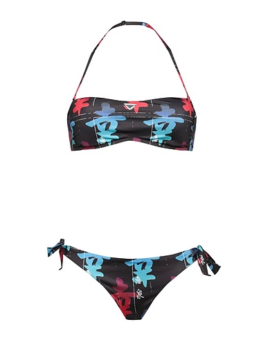 EMPORIO ARMANI Bikini SWIMWEAR Black 92% Polyester, 8% Elastane
