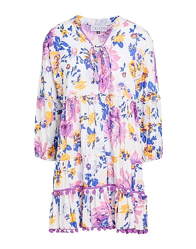 FABRIQUE BEACHWEAR Cover-ups Purple 100% Cotton