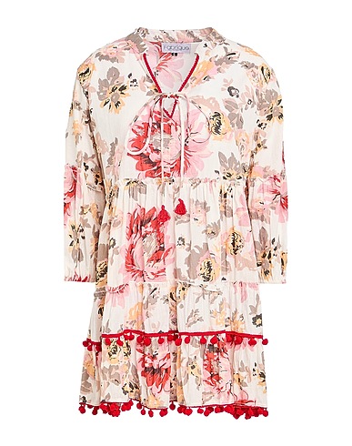 FABRIQUE BEACHWEAR Cover-ups Red 100% Cotton
