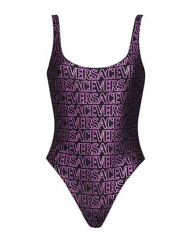 VERSACE One-piece swimsuits Black 78% Polyamide, 22% Elastane