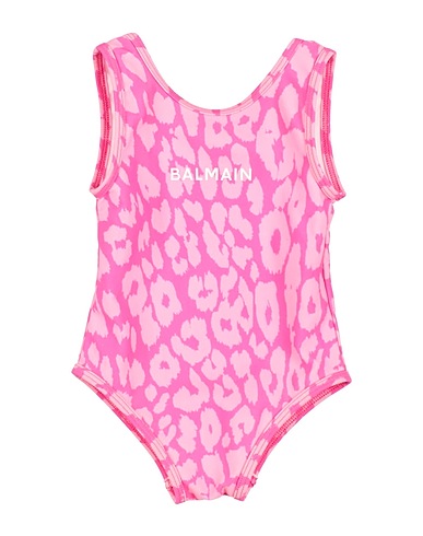 BALMAIN One-piece swimsuits Fuchsia 78% Polyamide, 22% Elastane