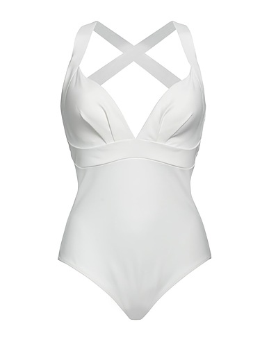 CHIARA BONI LA PETITE ROBE One-piece swimsuits MARE White 72% Polyamide, 28% Elastane