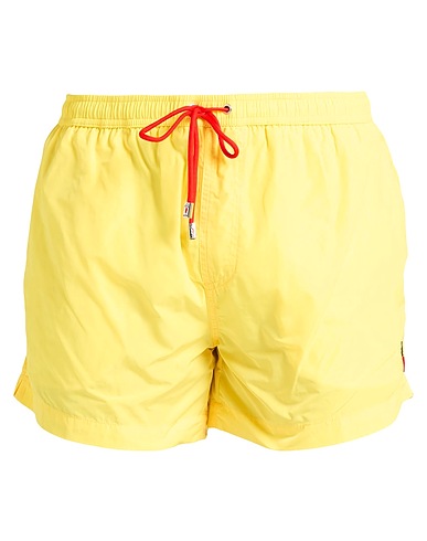 COOPERATIVA PESCATORI POSILLIPO Swim shorts Yellow 100% Polyester