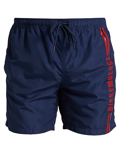 BIKKEMBERGS Swim shorts Midnight blue 100% Polyester