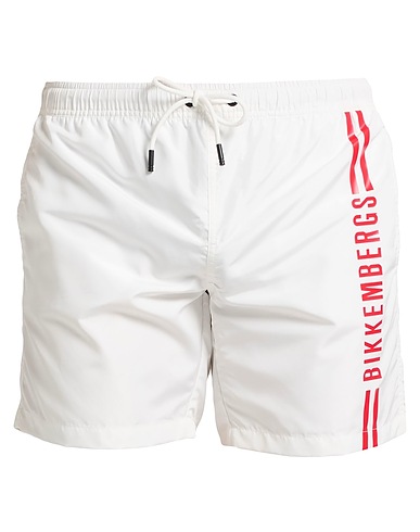BIKKEMBERGS Boxer mare Bianco 100% Poliestere