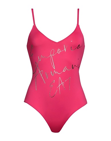 EA7 Costume intero Fucsia 91% Poliestere, 9% Elastan