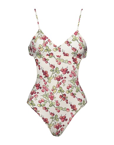 ETRO One-piece swimsuits Pastel yellow 72% Polyamide, 28% Elastane