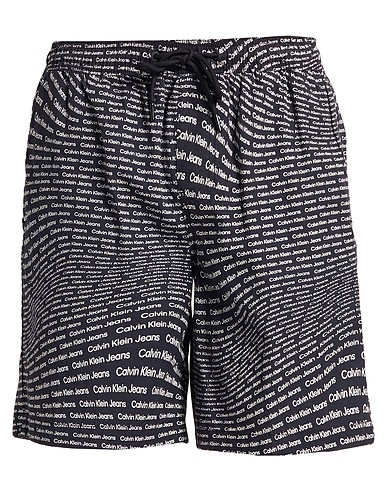 CALVIN KLEIN JEANS Swim shorts Black 100% Cotton