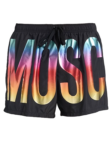 MOSCHINO Swim shorts Black 100% Polyester