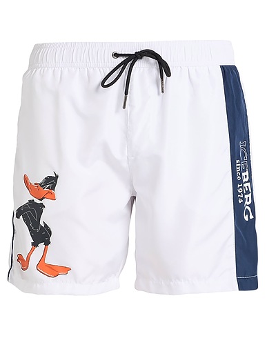 ICEBERG Swim shorts White 100% Polyester