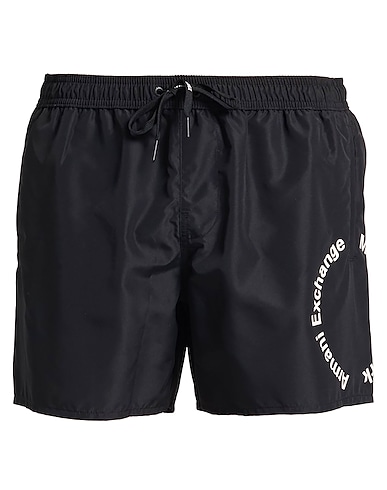 ARMANI EXCHANGE Swim shorts Black 100% Polyester