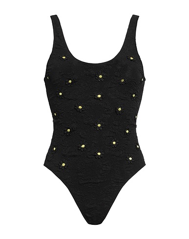 F**K PROJECT One-piece swimsuits Black 92% Polyamide, 8% Elastane