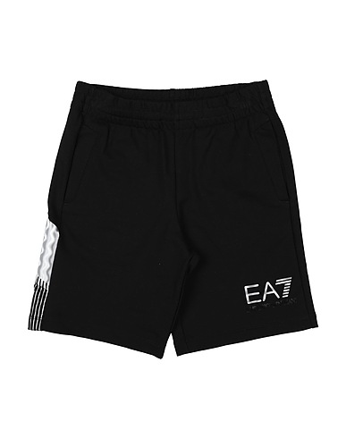 EA7 Shorts & Bermuda Black 100% Cotton