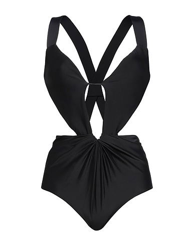 N°21 One-piece swimsuits Black 80% Polyamide, 20% Elastane