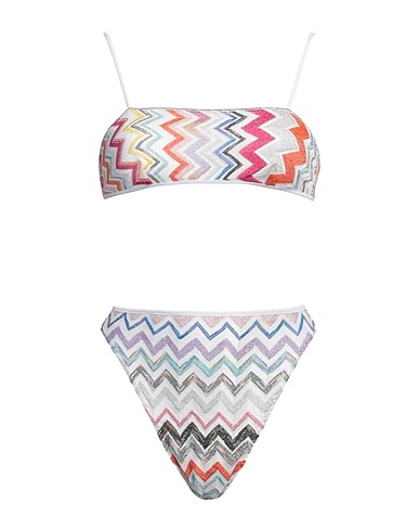 MISSONI Bikini White 61% Viscose, 26% Polyester, 13% Metallic fiber