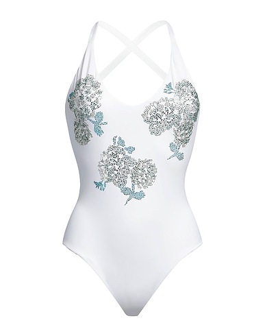 FISICO Costume intero Bianco 86% Poliammide, 14% Elastan