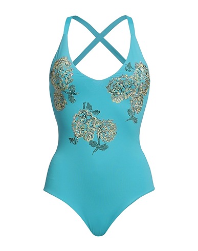 FISICO One-piece swimsuits Turquoise 86% Polyamide, 14% Elastane
