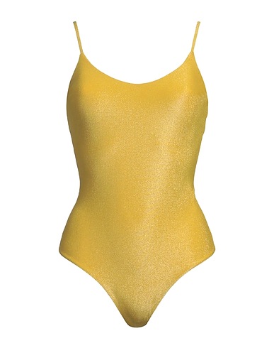 FISICO Costume intero Senape 75% Poliammide, 13% Elastan, 12% Poliestere