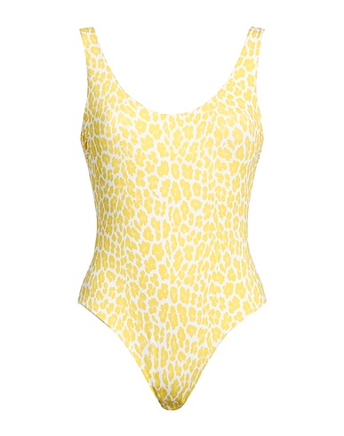FISICO One-piece swimsuits GIALLO OCRA 86% Polyamide, 14% Elastane