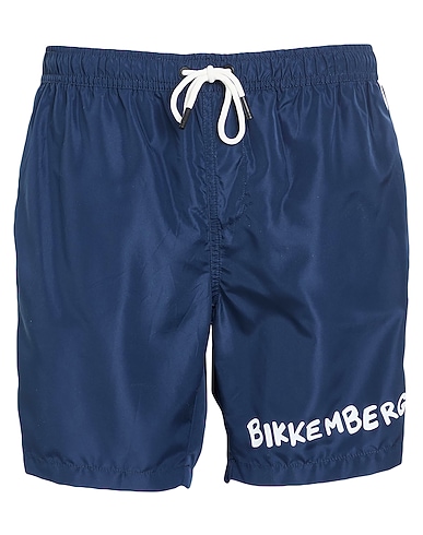 BIKKEMBERGS Shorts de bain Bleu marine 100% Polyester
