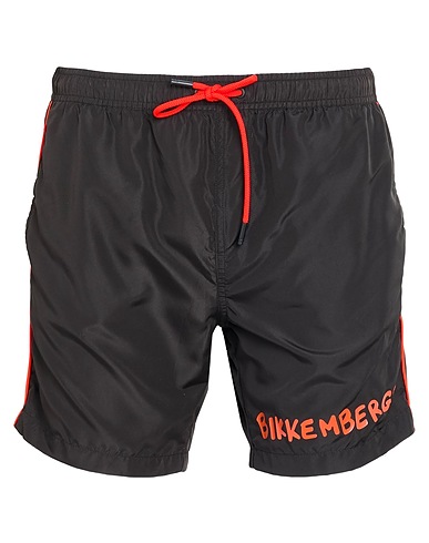 BIKKEMBERGS Swim shorts Black 100% Polyester