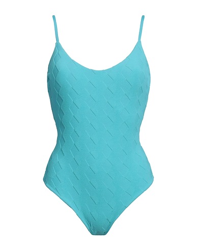 FISICO One-piece swimsuits Turquoise 90% Polyamide, 10% Elastane