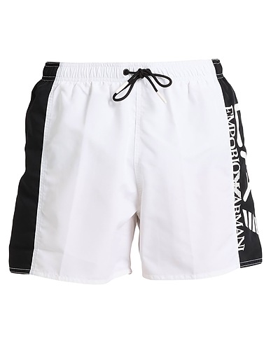 EA7 Boxer mare Bianco 100% Poliestere riciclato