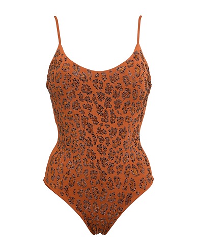 FISICO One-piece swimsuits Brown 86% Polyamide, 14% Elastane
