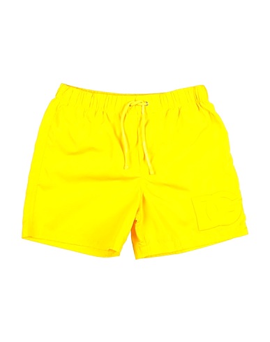 DOLCE&GABBANA Swim shorts Yellow 100% Polyester