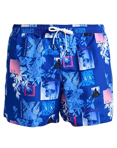 ARMANI EXCHANGE Swim shorts Blue 100% Polyester
