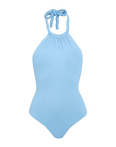MANEBÍ One-piece swimsuits Pastel blue 85% Polyamide, 15% Elastane