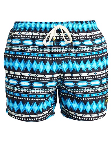 F**K PROJECT Swim shorts Black 100% Polyester