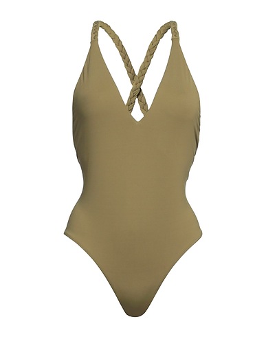 MANEBÍ One-piece swimsuits Military green 85% Polyamide, 15% Elastane