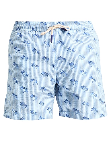 MANEBÍ Swim shorts Sky blue 60% Polyamide, 40% Cotton