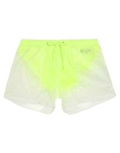 MOSCHINO Swim shorts SWIM Lime green 100% Polyamide, Elastane