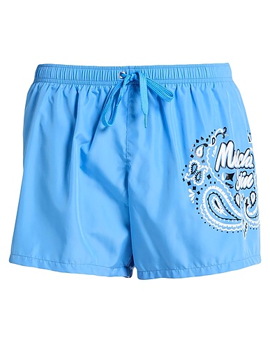 MOSCHINO Boxer mare SWIM Blu chiaro 100% Poliestere