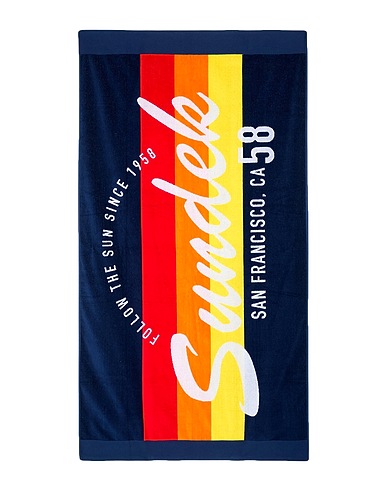 SUNDEK Strandtuch Marineblau 100% Baumwolle