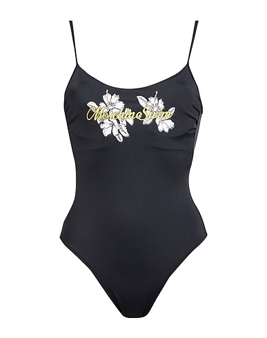 MOSCHINO One-piece swimsuits Black 78% Polyamide, 22% Elastane