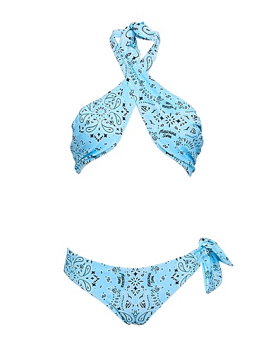 MOSCHINO Bikini SWIM Sky blue 82% Polyester, 18% Elastane