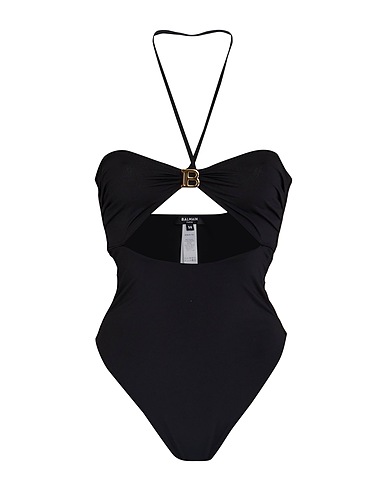 BALMAIN Badeanzug Schwarz 84% Polyester, 16% Elastan