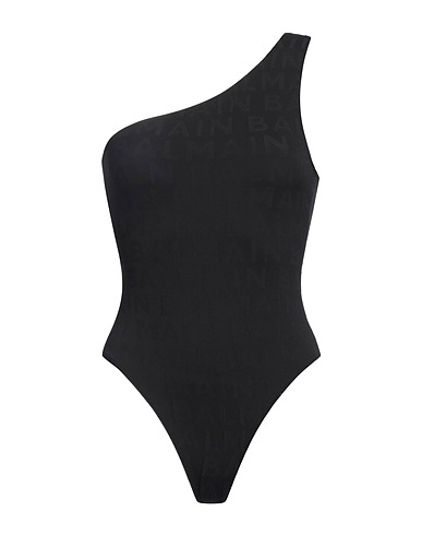 BALMAIN One-piece swimsuits Black 91% Polyamide, 9% Elastane