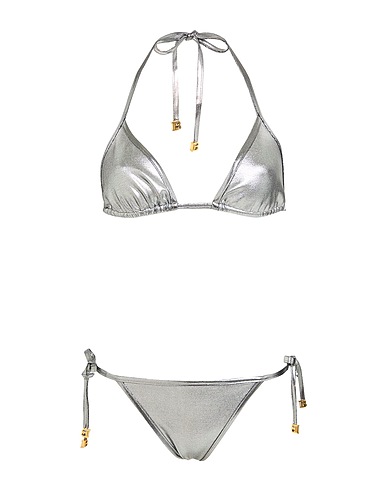 BALMAIN 水着（ビキニ） シルバー ナイロン 86% / ポリウレタン 14%