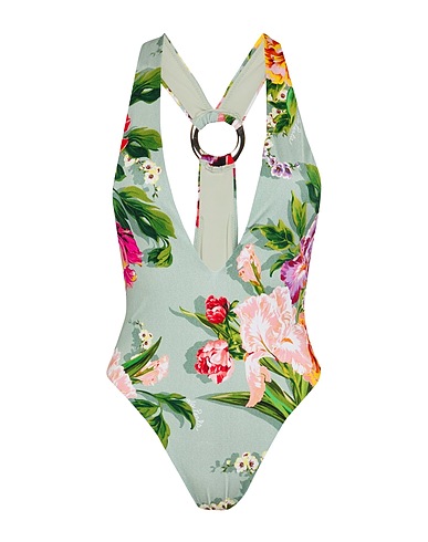 LA PERLA One-piece swimsuits Light green 80% Polyamide, 20% Elastane