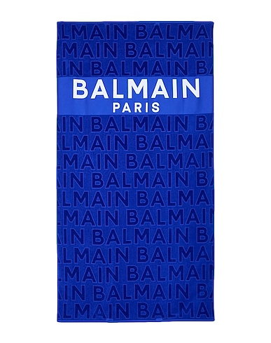 BALMAIN Πετσέτα θαλάσσης Μπλε 100% Βαμβάκι