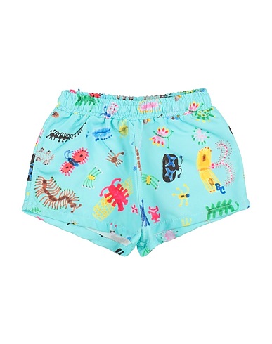 BOBO CHOSES Swim shorts Turquoise 100% Recycled polyester