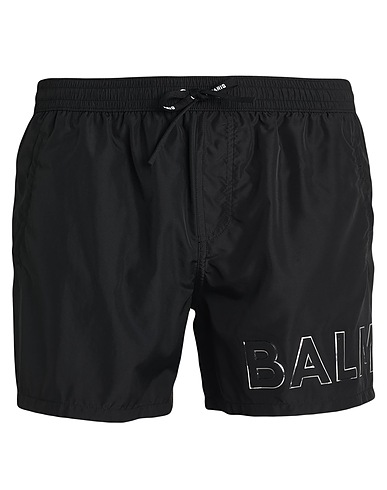 BALMAIN Swim shorts Black 100% Polyester