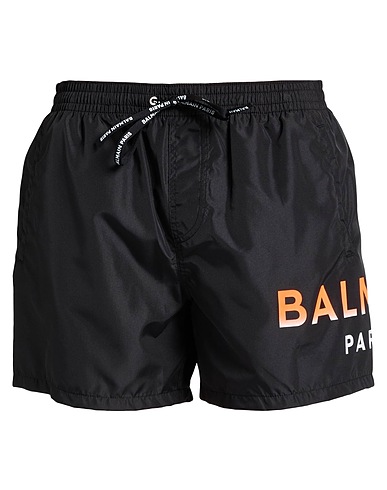 BALMAIN Swim shorts Black 100% Polyester