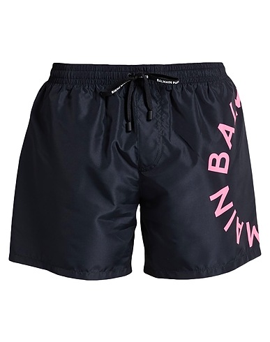 BALMAIN Swim shorts Black 100% Polyester